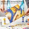 24 Pack Metallic Acrylic Pouring Paint, Shuttle Art 23 Metallic Colors Ready-to-pour Acrylic Paint with 1 Silicon Oil, 60ml/2oz Each, Rich Pigment, High Flow Pour Paint for Canvas, Rock, Ceramic, Wood